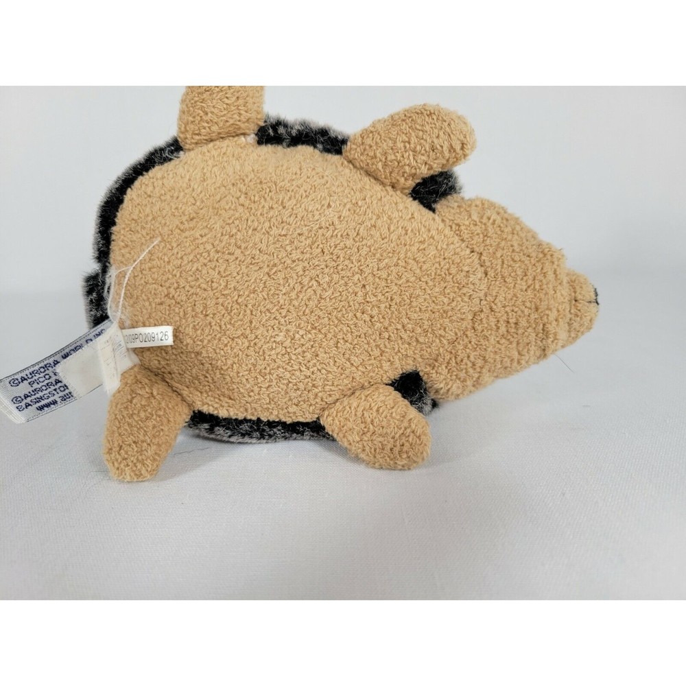 Aurora World 7-Inch Hedgehog Plush Gray‎ and tan - Picture 5 of 7